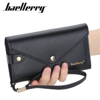 Billetera De Cuero Vegano N8616 Negra