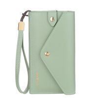 Billetera De Cuero Vegano N8616 Verde
