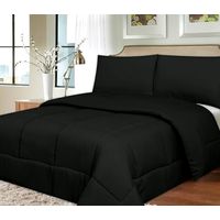 Cubrecama De Verano 1 Plaza Interiotex 144 Hilos  Cuadros Negro