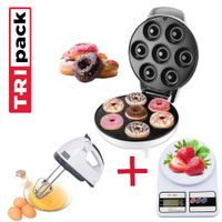 Tripack Repostero Máquina 7Donas + Batidora + Balanza Repostera