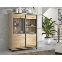 Vitrina Moderna Fern Marron R&R MUEBLES