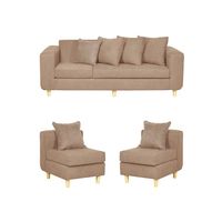 Juego de Sala Mallma Deco 3 1 1 Lydia Beige