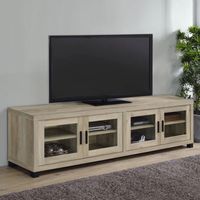 Mueble para TV Moderno Leonor Marrón Claro 200 cm R&R MUEBLES