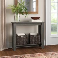 Mesa Consola Moderna Chaplin Roble Gris R&R MUEBLES