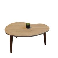 Mesa de centro estilo riñon rovere