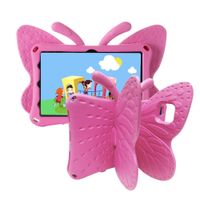 Funda para Huawei MatePad T8 8"" de Goma Mariposa Fucsia Antishock Resistente a Caidas y Golpes