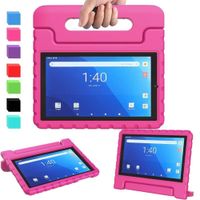 Funda Tab A 8""- T290- T295 de Maleta Goma Fucsia Resistente