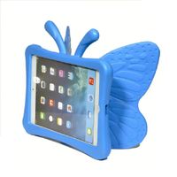 Funda Tab A7 10.4"" de Goma Mariposa Azul Antishock Resistente a Caidas y Golpes