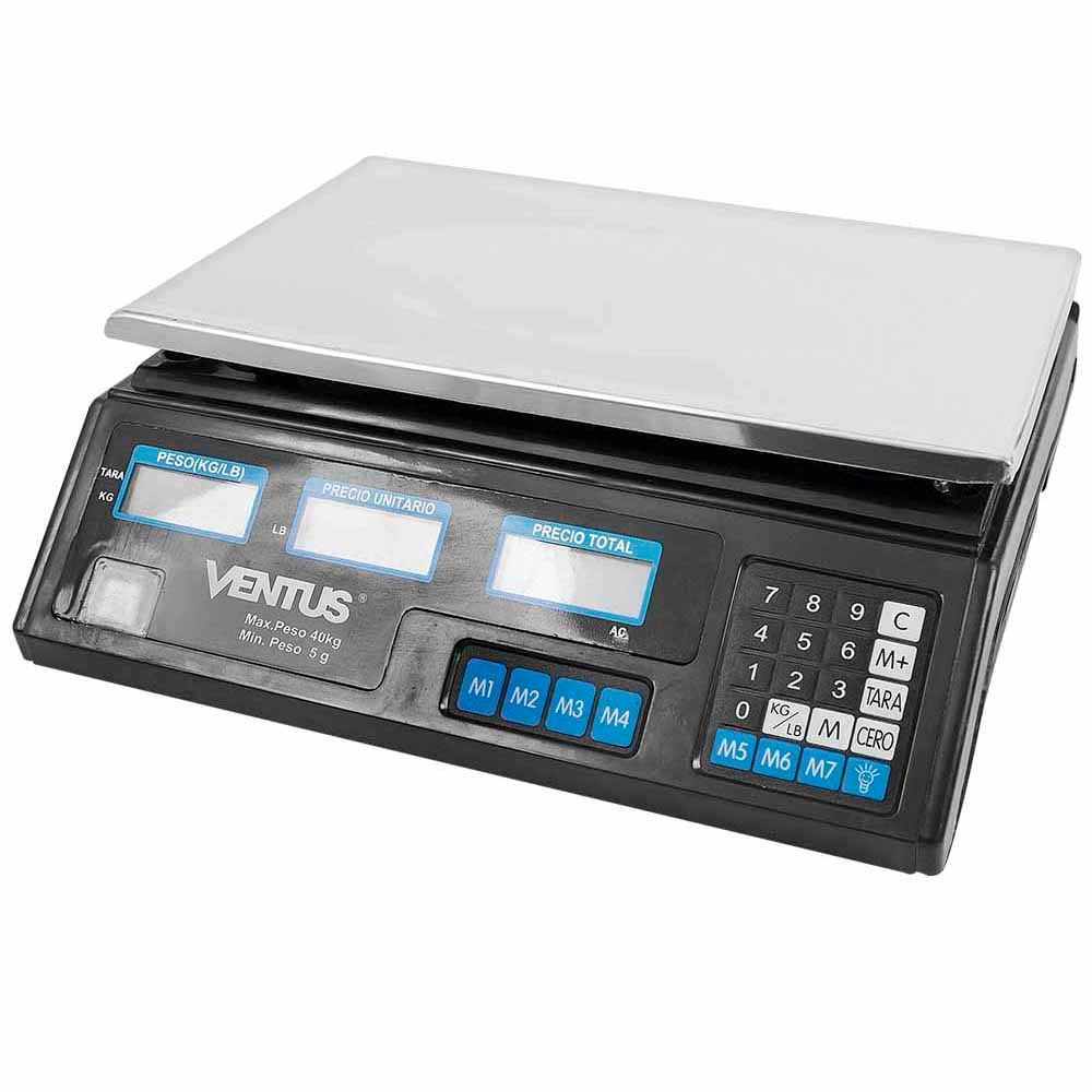 Balanza Digital VENTUS Plana 40Kg