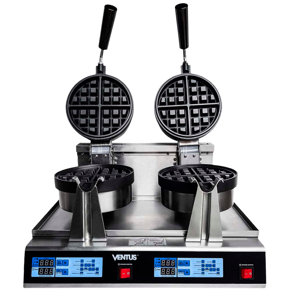 Wafflera Doble VENTUS VWE-2 Acero