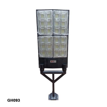 Lámpara Luminaria Solar Exterior IP65 LED 800w + Soporte + Control Remoto Luz Blanca