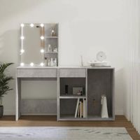 Tocador y Organizador Betty color Gris TU MESITA