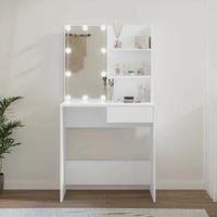Tocador Moderno Misti con focos LED color Blanco TU MESITA