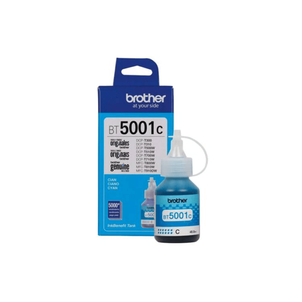 Botella de Tinta Brother BT-5001 Cian