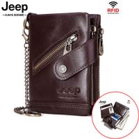 Billetera Jeep - Kavis de Cuero Vacuno BP930 Café