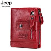 Billetera Jeep - Kavis de Cuero Vacuno BP828 Roja