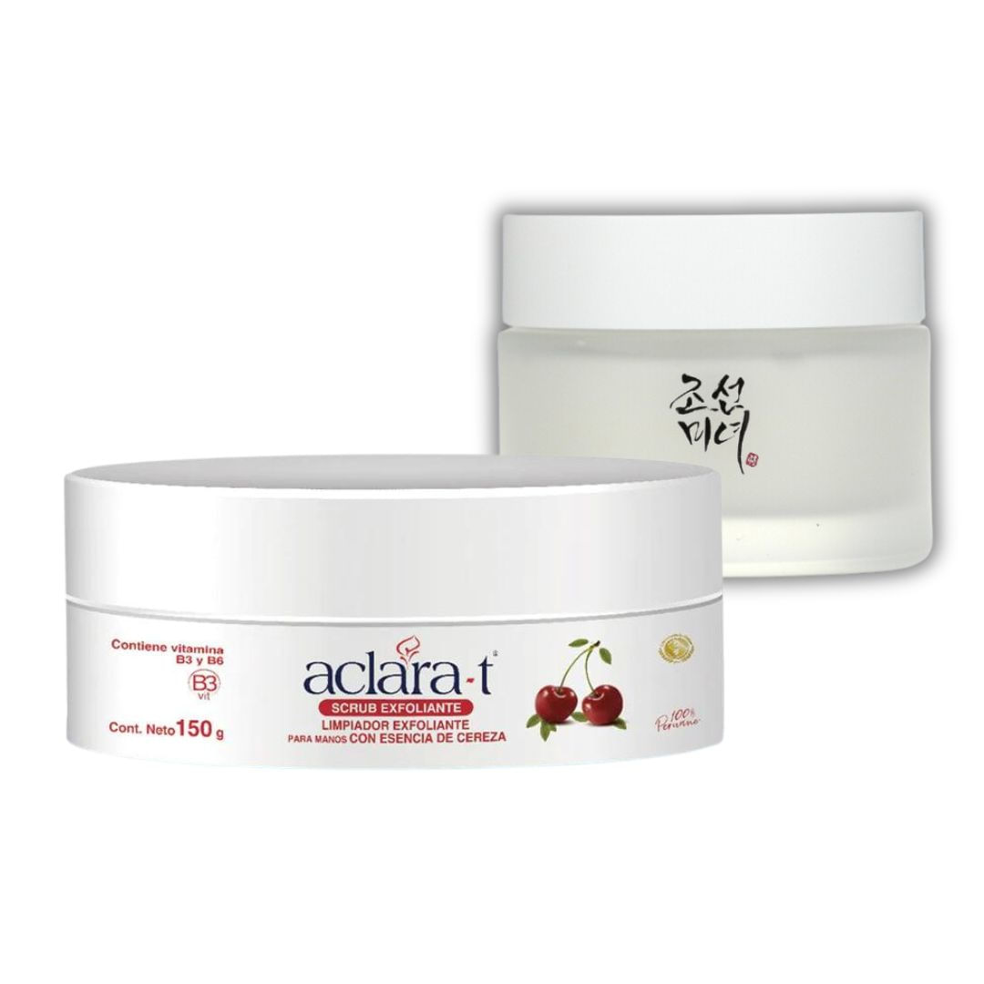 Crema Facial Beaytu Of Joseon Dynasty + Crema Exfoliante Aclara-t Ácido Hialu