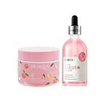 Gel Exfoliante de Durazno + Serum de Sakura