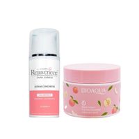 Gel Exfoliante de Durazno + Serum Rejuvenecedor Plus