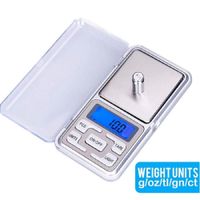 Balanza Digital Gramera Portatil 500g Calibracion Automatica Plata