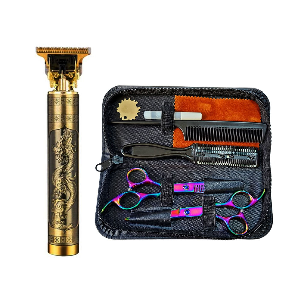 Kit de Tijeras para el Cabello + Afeitadora Hair Clipper