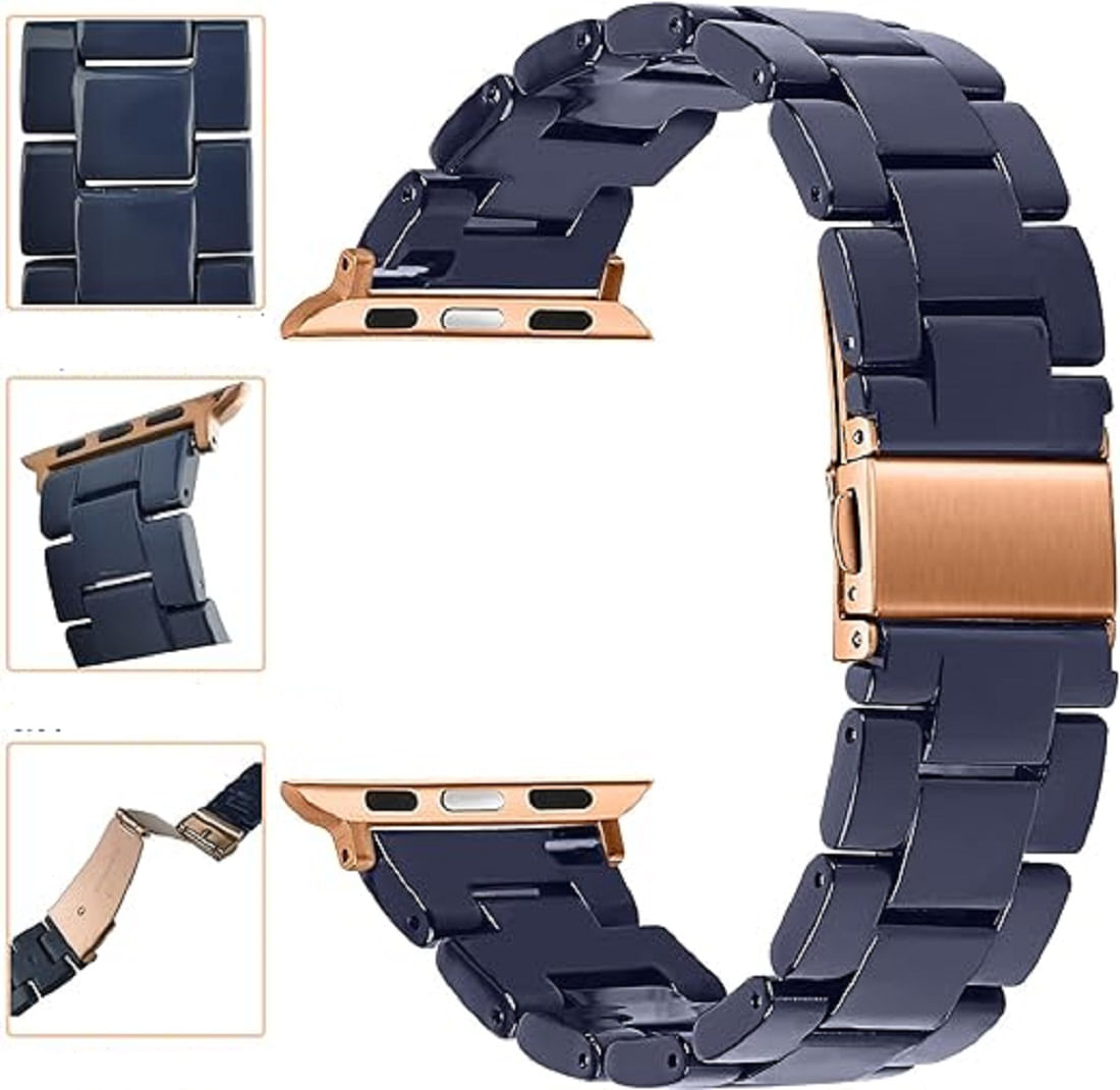 Correa de Eslabón de Resina para SmartWatch Azul  38mm/40mm/41mm