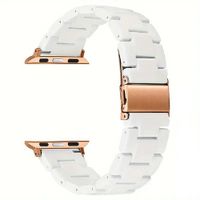 Correa de Eslabón de Resina para SmartWatch Blanco  38mm/40mm/41mm