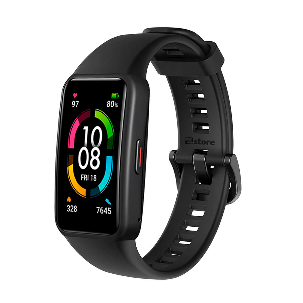 Correa de silicona para Huawei Band 6 negro