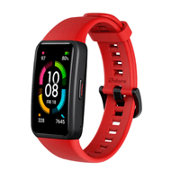 Correa de silicona para Huawei Band 6 rojo