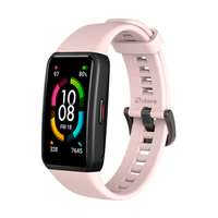 Correa de silicona para Huawei Band 6 rosado