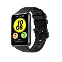 Correa de silicona para Huawei Fit 1 negro