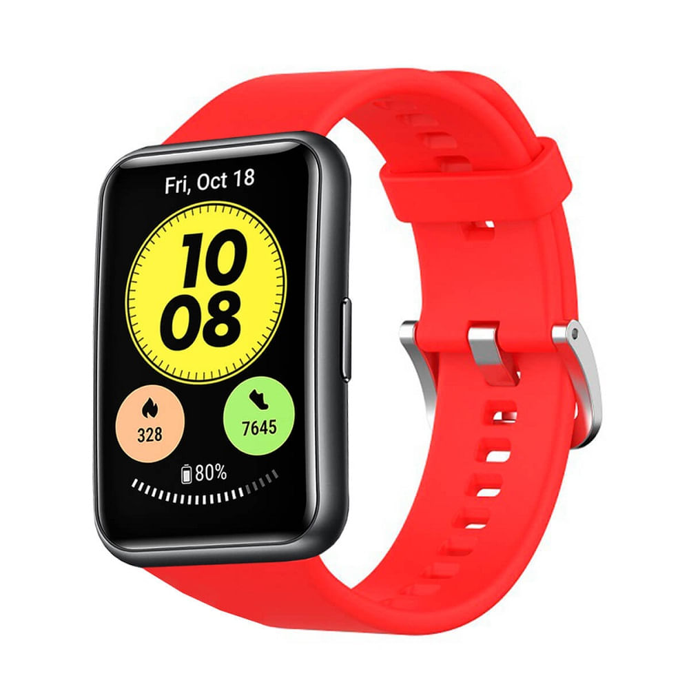 Correa de silicona para Huawei Fit 1 rojo