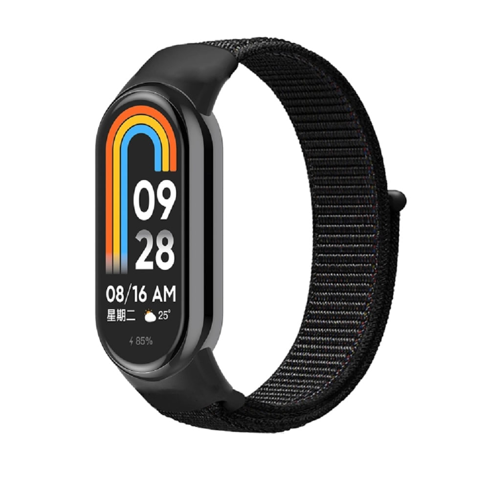 Correa nylon para Xiaomi miBand 8 negro