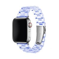 Correa Transparente de acrílico para Smartwatch  38mm/40mm/41mm Azul