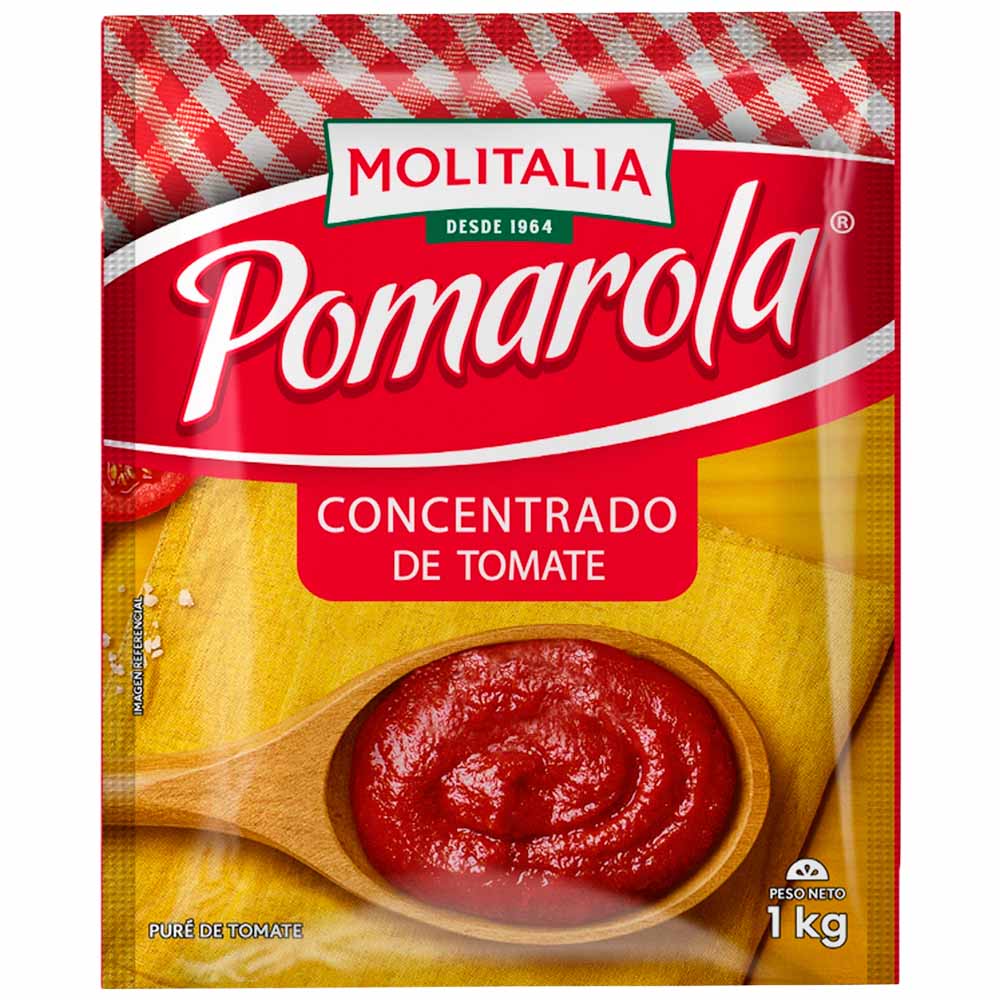 Concentrado de Tomate POMAROLA Doypack 1Kg