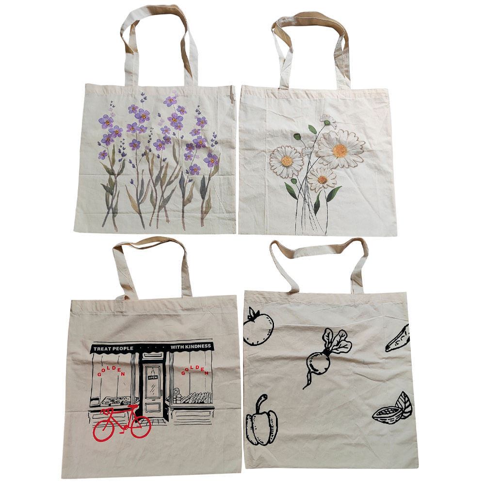 Bolsa de Compras VIVA HOME Algodón 47x54cm