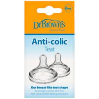Set de Tetinas DR. BROWN´S Nivel 3 Ancha x2un