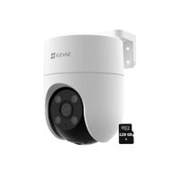 Cámara Seguridad Wifi Ezviz H8C 4MP Gira 360 Smart Micro SD 128GB