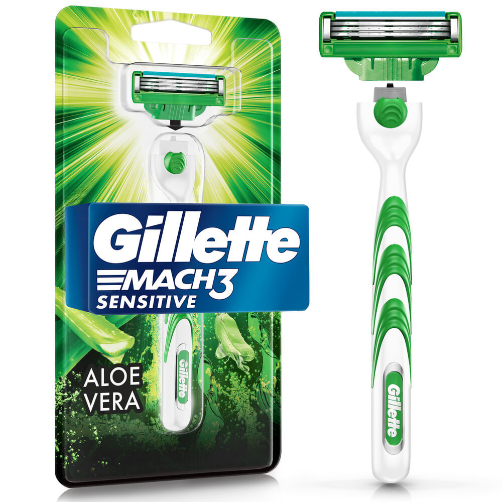 Máquina de Afeitar GILLETTE Mach3 Sensitive Paquete 1un