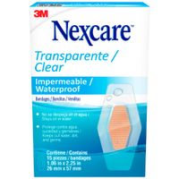 Bandita Impermeable Transparente NEXCARE 15un