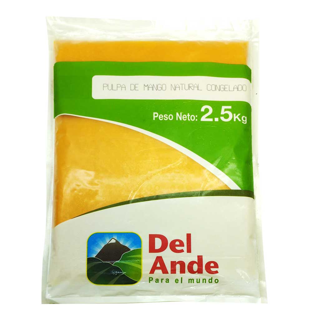 Pulpa de Mango DEL ANDE Bolsa 2.5Kg