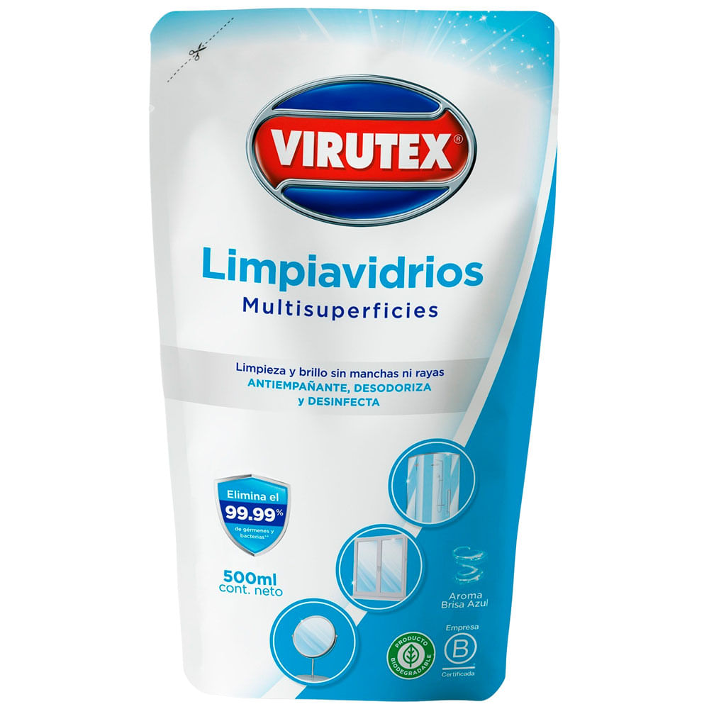 Limpiavidrios VIRUTEX Doypack 500ml