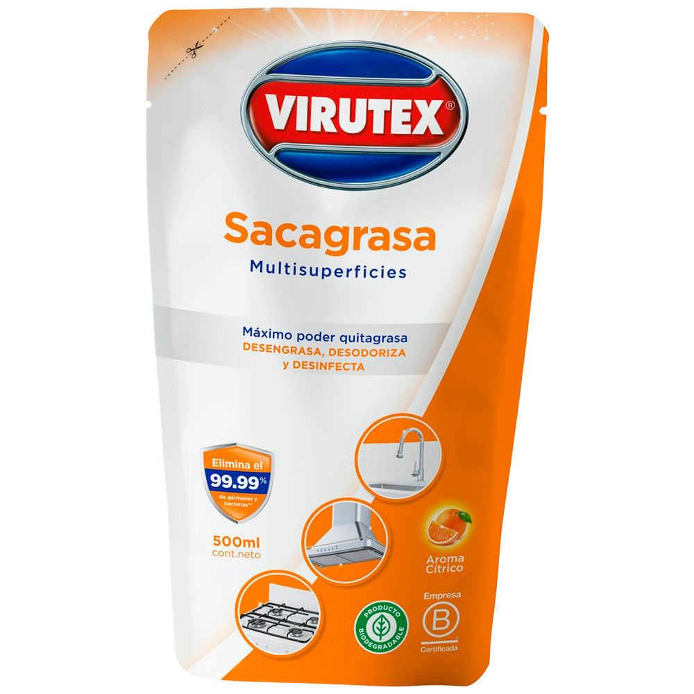 Sacagrasa VIRUTEX Doypack 500ml