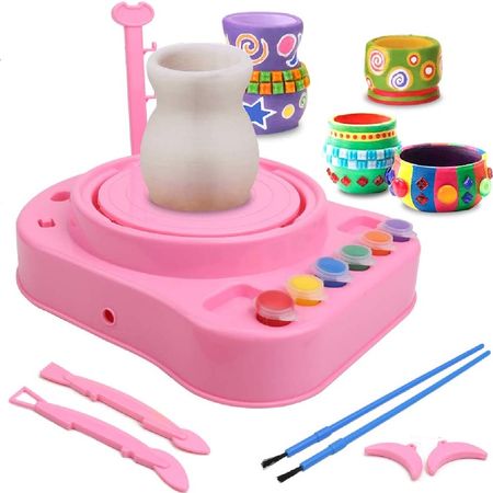 Juguete de Taller de Alfarería y Cerámica Rosado