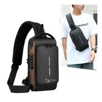 Morral Mochila Pechera Impermeable y Antirrobo para Hombre