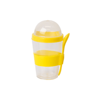 Vaso para Yogurt y Cereal Amarillo