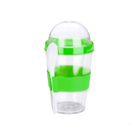 Vaso para Yogurt y Cereal Verde