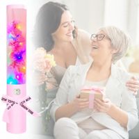 Ramo de Rosas Rosadas con Luces Led - Día de la Madre
