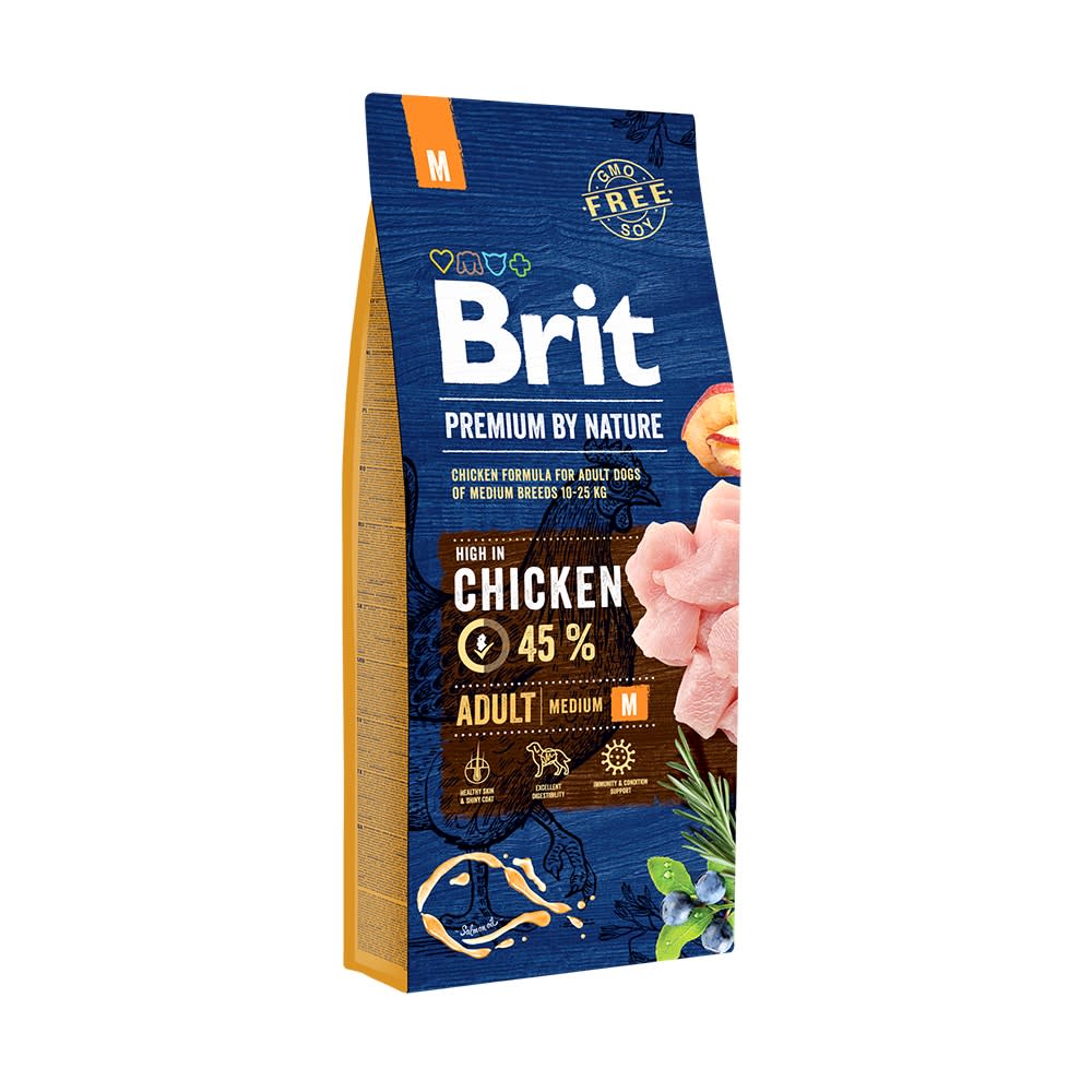 Alimento seco para Perros Brit Premium By Nature Adult Medium 15 Kg