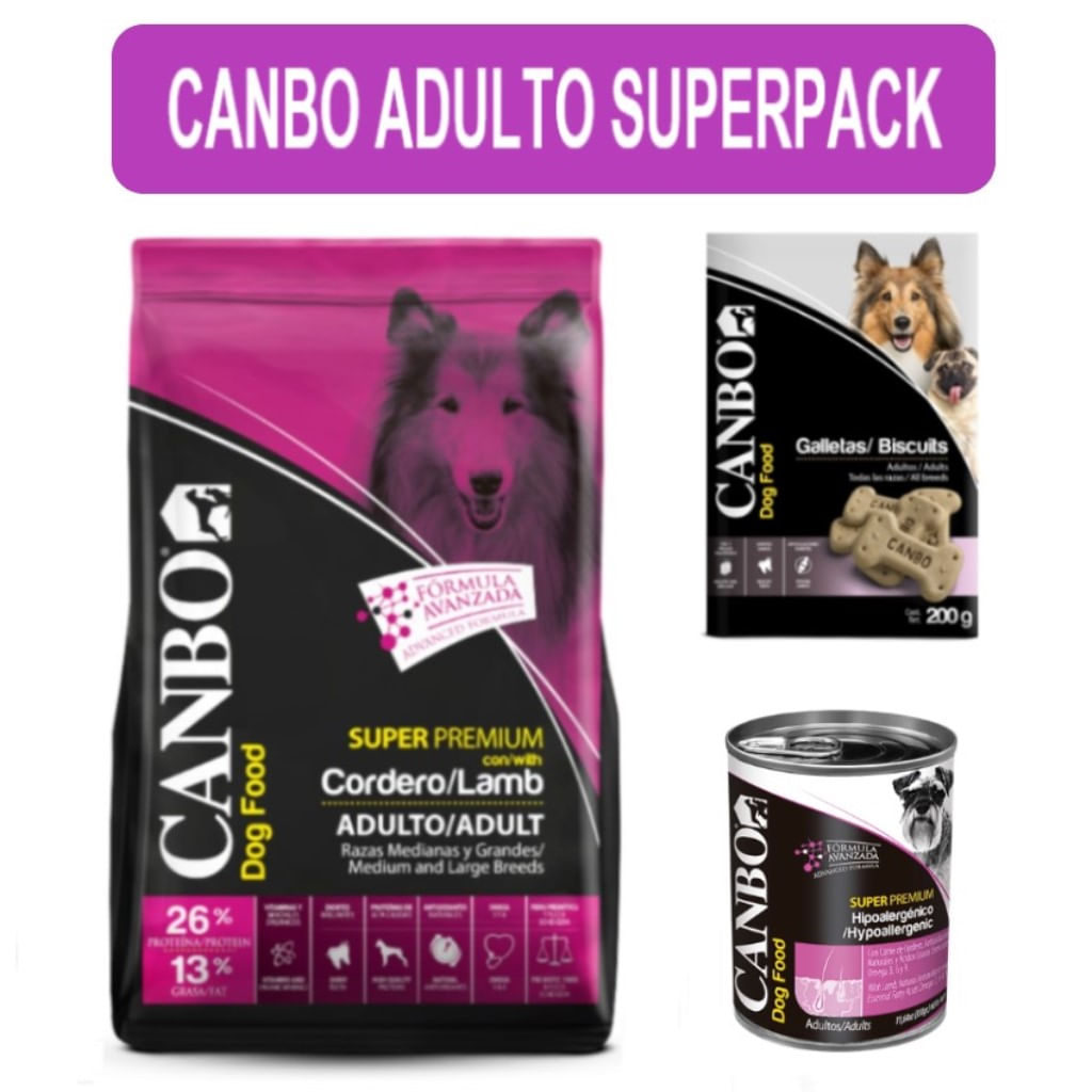 Alimento seco para Perros Canbo Adulto Súper Pack